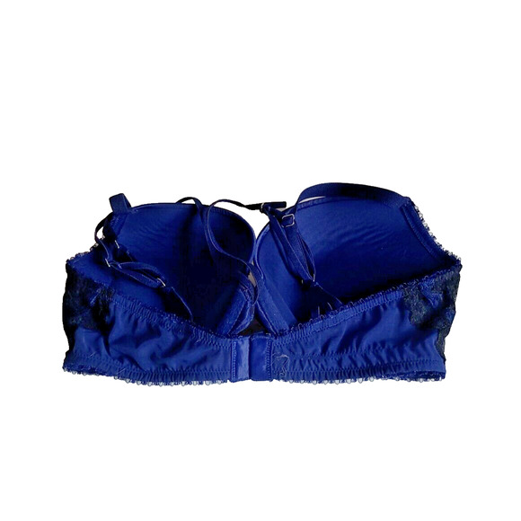 Victoria's Secret Navy Blue Very Sexy Full Coverage Underwire Push Up Bra SZ 34D - Picture 2 of 6